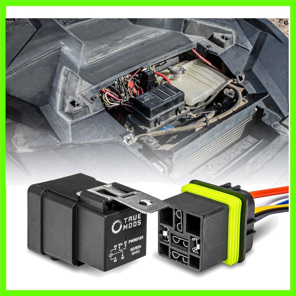 True MODS 1 Pack 5-Pin 12V Bosch Style Waterproof Relay Kit [Harness Socket] …