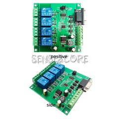 DC 7V-24V Modbus RTU 4Channel Relay Switch Module RS232/TTL UART Interface-