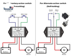 Forward and Reverse Relay Module for Motor/Linear Actuator, Reversing Relay Modu