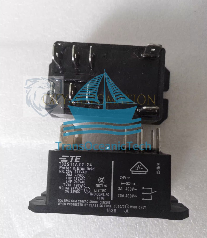 T92S11A22-24 24VDC TYCO Power Relay 3A 400V 8 Pins NEW 1Pcs.