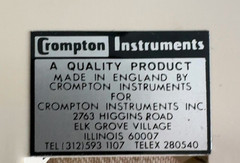 Crompton Instruments 252-PBSU-ECBX DC Millivolt Protector Relay 50mV Under Volt