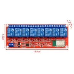 8 Channel Bluetooth Relay Module 5V /12V Bluetooth Mobile Phone Remote Control