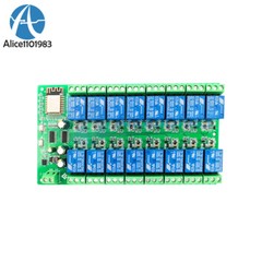 DC 5V 12V 24V ESP8266 WIFI 16 Channel Relay Module ESP-12F Development Board