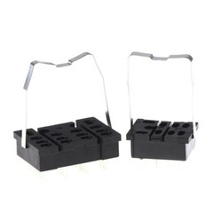 PCB Mount Relay Base PT08-0 PT14-02 PY14-02 8/14-Pin Solder Type Relay Holder