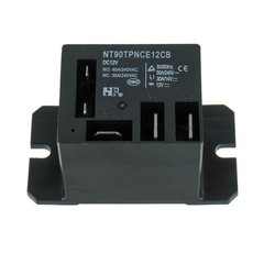 NT90-DC12V-10X Power Relay DC 12V Coil 120 VAC 30A 40A SPDT(1NO 1NC) with Flange