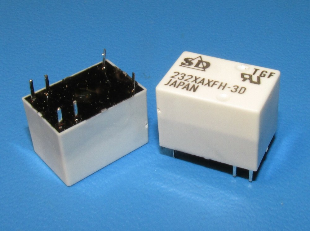 Struthers-Dunn 232XAXFH-3D SPDT 3VDC 1A 45-Ohm PC-Mount Mini Signal Relay, QTY-5