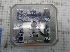 Potter Brumfield KUP-14D35-24 24VDC 11 Pin Cube Relay Lot of 2