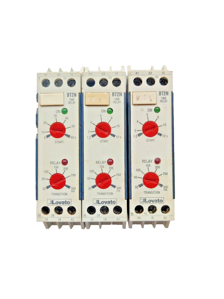 LOVATO BT2N ON DELAY A3-A2-24VDC A1-A2-110-127V ac 50/60Hz [LOT/ 12s 2P/60s 1P]