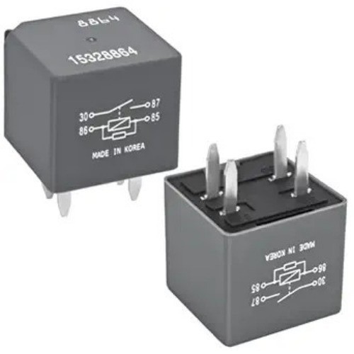 2Pcs Relay 4 Pin 12V 40A SPDT A/C Compressor Control Fuse S Number of Items: 2