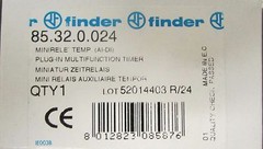 FINDER 85 32 0 024 Multi Function Plug In Timer