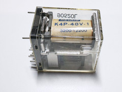 K4P-48V-1 SDS RELAIS PCB Relay 48VDC 4PDT 2A 220VAC/DC 15-Pin