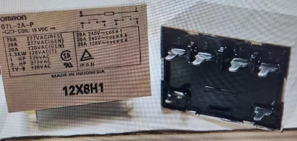 G7L-2A-P 15VDC Power Relay 20A 277VAC 6 Pins