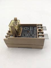 Agastat R90X Timing Relay Model DPDT 1/3HP 120/240VAC w/ Relay RH2B-UL 24VDC