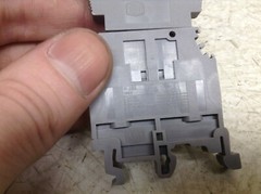 Entrelec M./6S… Gray Grey Wire Terminal M6S M/6S Lot of 2 (TSC)