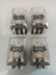 Lot of 4 POTTER & BRUMFIELD KUP-11D15-24 RELAYS 3541, 24VDC, 10A. 120VAC Good