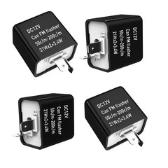 12V Speed Adjustable LED Electronic Flasher Relay – Perfect for Cars and Bikes