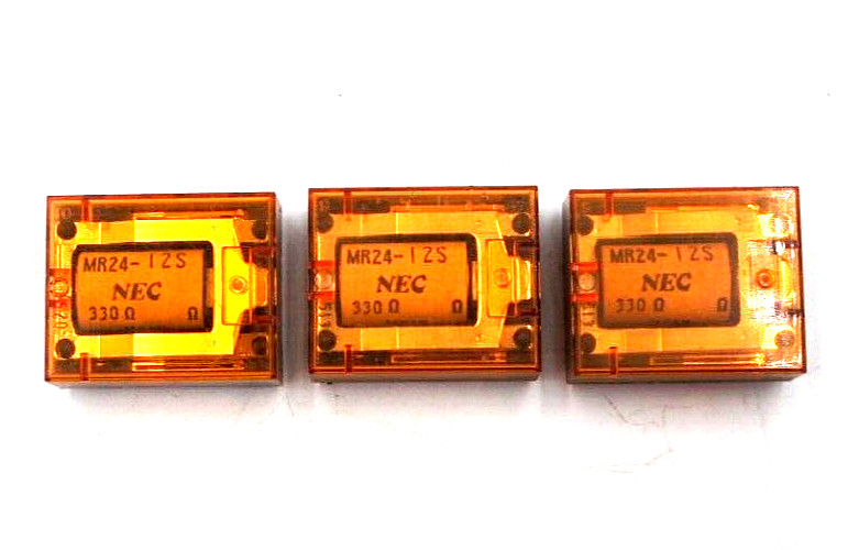 3PCS NEC MR22-12S PC Mount Relay 330 Ohm Coil 15 Pins