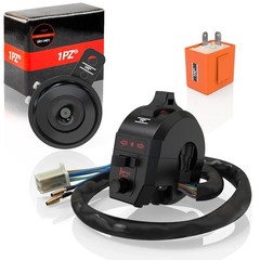 1PZ SR1-H01 Universal Light Turn Signal Switch + Flasher Relay + Ho… Fast Ship
