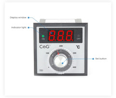 Digital Thermostat Powered Temperature Controller K J PT100 Type 0-600 Degree