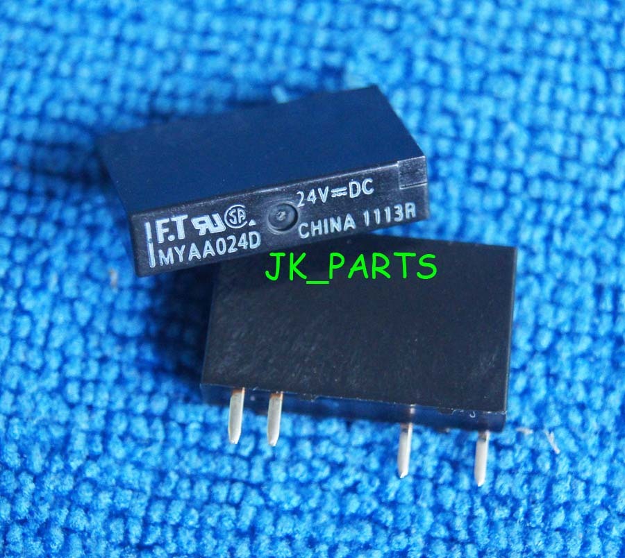 10pcs ORIGINAL MYAA024D FTR-MYAA024D 24V TAKAMISAWA/FUJITSU SPST Relay