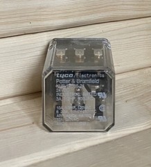 SET OF 2 RELAY GEN PURPOSE 3PDT 10A 24V POTTER & BRUMFIELD KUP14D15-24