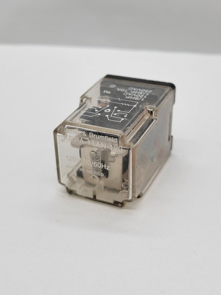 Potter & Brumfield KRPA-11AN-120 General Purpose Relay 10A 120V 8Pin 120V Coil