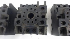Lot Of 3, Omron, Pf113A-E, Contact Relay Sockets, 10 Amps, 250 Volts