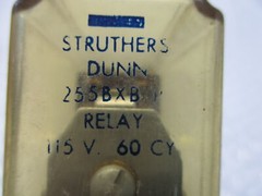 STRUTHERS DUNN 255BXBP RELAY 115V NSNP