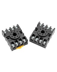 8 Pins Relay Socket, 10 Pack 600 V 10 Amp Octal Socket with Pres Size: 10 Pack
