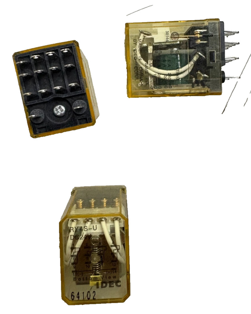 IDEC POWER RELAY, PART NUMBER 64102, MADE IN CHINA. LOT OF 3