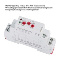 Voltage Monitoring Relay GRV8-02 Single-Phase Voltage Control Monitoring Rel…