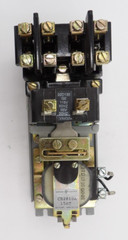 GE CR2810A15AT2 MACHINE TOOL RELAY, MECH HELD, 10A-600V, (2) N/O & N/C CONTACTS