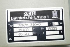 KUHSE UUR/m 310-0 Voltage Relay