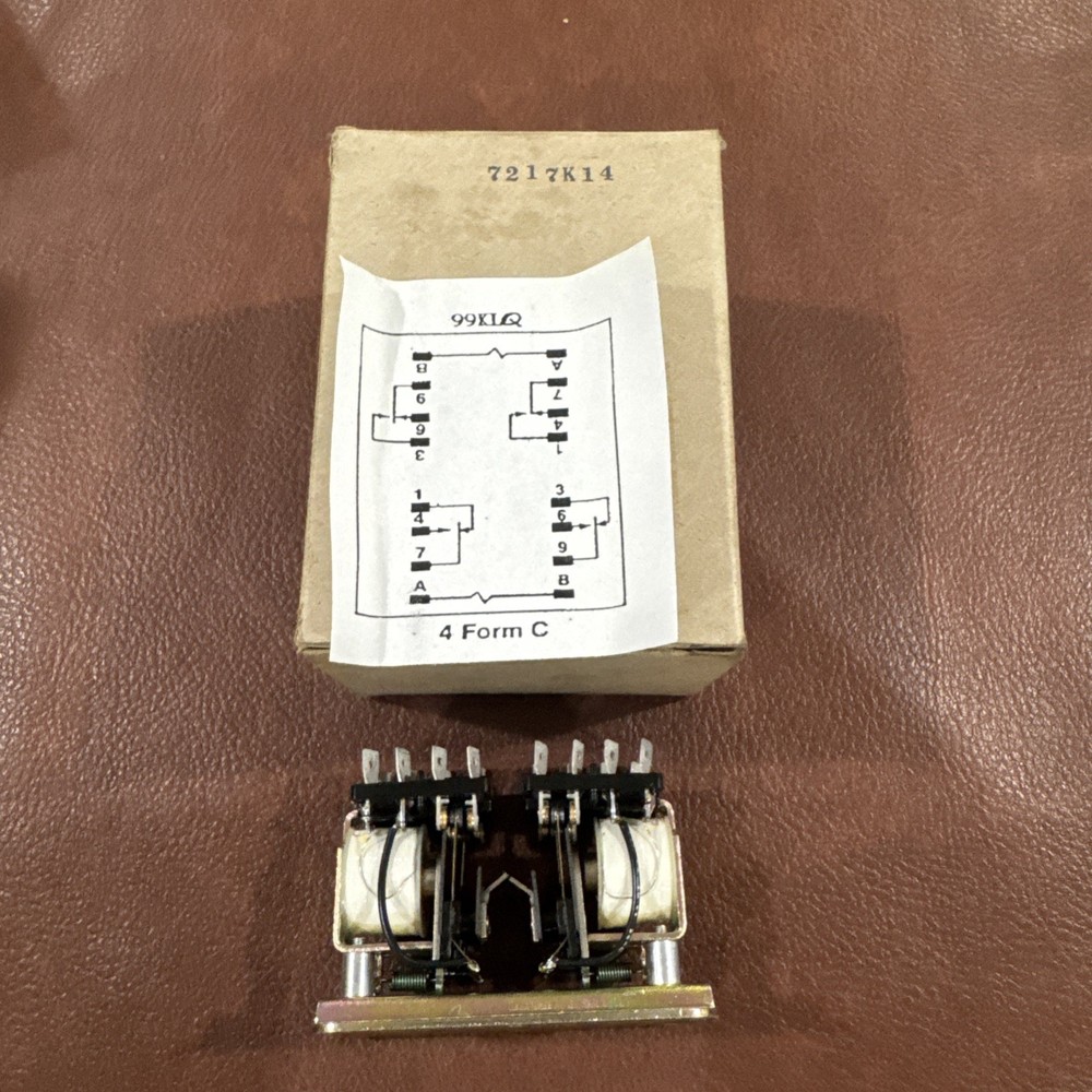 Relay Service Electromagnetic 7217K14 99KLQ Intermittent Duty 24 VDC