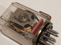 AMF/Potter & Brumfield KRP11DY 6VDC Ice Cube Relay, 8-Pin Octal Base, Made in US