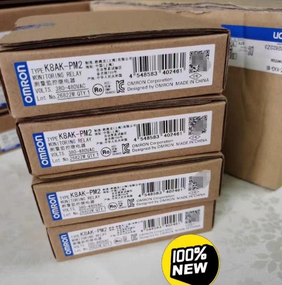1pcs OMRON K8AK-PM2 measurement monitoring relay AC380-480V