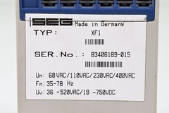 SEG ELECTRONICS GMBH XF1, Frequency relay