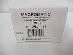 254976 New In Box; Macromatic PMPU Monitor Relay 3 Phase 190-500V AC