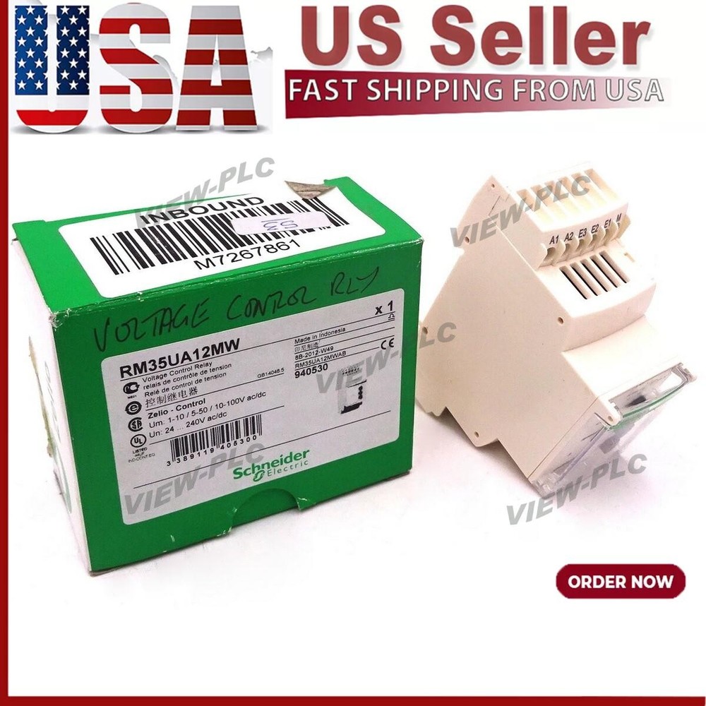Voltage Relay RM35UA12MW Schneider 24-240VAC/DC