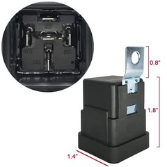 Reliable 5-PIN SPDT 12V DC Relay Kit – 30/40 AMP Heavy-Duty Performance