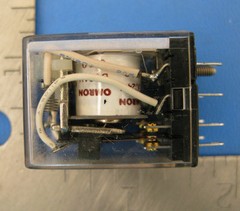 (1) OMRON RELAY MY2-UA-007040, 109P434, DPDT 24VDC