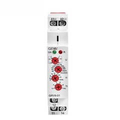 Voltage Protection Monitor Relay Single Phase Adjustable Over Under LED Display