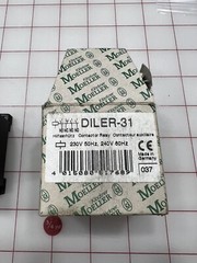 MOELLER DILER-31 CONTACTOR RELAY COIL 6A 230V 50HZ 240V 60HZ COIL 3NO 1NC NIB