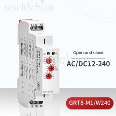 AC/DC12V-240V A220V 16A On Delay Off Delay Timer Relay Time Delay Relay Din Rail