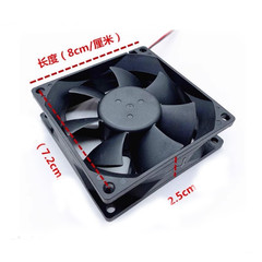 1PC BRUSHLESS PC CPU Cooler Fan DC 12V 24V 2Pin 30/40/50/60/70/80/90/120/140MM