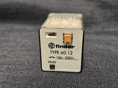 Finder 60.12.8.120.0040 General Purpose Relay 120VAC 10A 8-Pin Octal DPDT