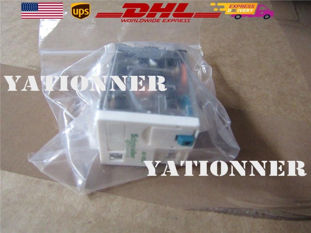 RXM2AB2BD Schneider PCB Mount 24V dc Coil DPDT 250VAC 12A Contacts US Free TAX