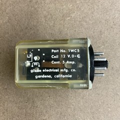 Globe Electrical Relay 1WC5 12 VD-C 5 Amp Lot Of 6