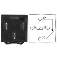 2Pk Car Relay 12V 40A 4 Pin SPST Automotive Switches & Starters for Boat Tractor