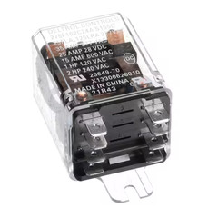 Trane RLY02532, X13300628010, Relay, 24 Volt Coil, 25 Amp, DPDT